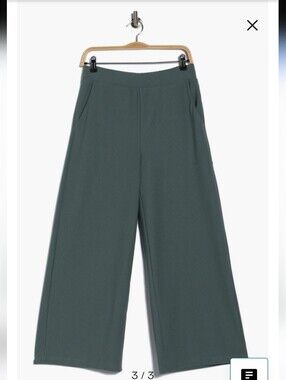 Womens Rib Knit Wide Leg Pants By Adrianna Papell